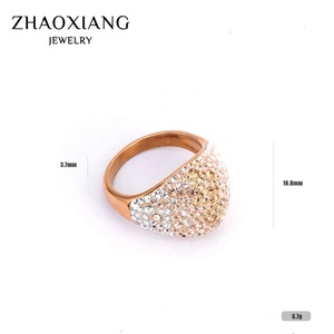Anillos de Zirconia para Mujer y Hombre, Diseño Clásico, Nuevas Tendencias 2021, Anillo de Dedo de Acero Inoxidable de Alta Calidad - Product Image 2