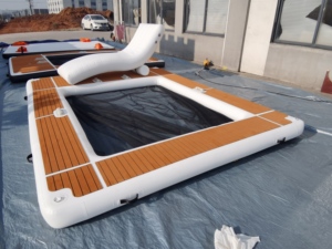 <span class=keywords><strong>Piscine</strong></span> de mer gonflable avec filet flottant pour yacht avec filet imperméable pour les parcs marins d'été. - Product Image 4