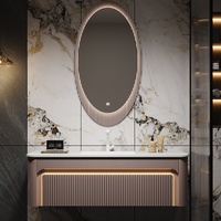 Armoire de coiffeuse de salle de bain en bois massif armoire de toilette murale armoire de toilette suspendue armoire de toilette armoire de toilette