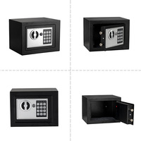 Coffre-fort de bureau commercial en acier, coffre-fort à froid élégant et moderne avec serrure à code et lecteur d'empreintes digitales pour bureaux et écoles