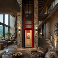 Fabricant d'ascenseurs résidentiels de petite taille à 3 étages, fournisseur d'ascenseurs domestiques personnalisés pour projets de villas