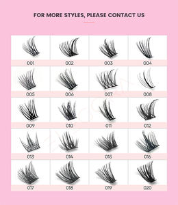 <span class=keywords><strong>Pestañas</strong></span> Postizas <span class=keywords><strong>de</strong></span> Pelo Sintético Ruso <span class=keywords><strong>Rizado</strong></span> Natural, Gruesas y Largas, Hechas a Mano, Extensiones <span class=keywords><strong>de</strong></span> <span class=keywords><strong>Pestañas</strong></span> Postizas DIY al por Mayor - Product Image 6