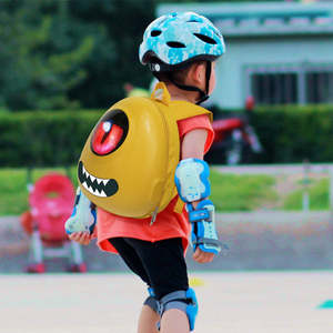 Digital Student Helmet Cute Design Led Display <b>Motorbike</b> <b>Backpack</b> Custom Colorful Led Eye Motorcycle Riding <b>Backpack</b> - Product Image 5