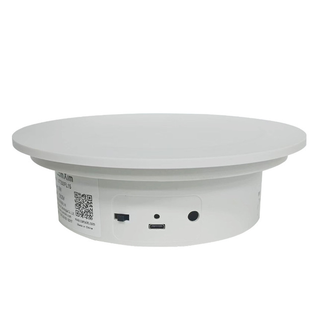 Rotating Display Stand 360 Degree Motorized Spinner Turntable Display Stand USB Power Supply for Photography Products and Shows