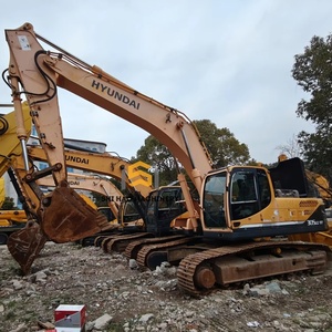 Excavatrice sur chenilles hydraulique Hyundai 305LC-9T d'occasion, fiable et durable, pour travaux de terrassement et d'ingénierie, composants essentiels : moteur et pompe - Product Image 1