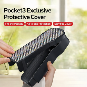 เคสซิลิโคนป้องกันน้ำหนักเบาแบบกำหนดเองสำหรับ DJI OSMO Pocket 3 พร้อมฝาครอบเลนส์กล้องกิมบอลและหน้าจอสัมผัส อุปกรณ์เสริม - Product Image 4