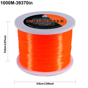 Línea de Pesca de Nylon <span class=keywords><strong>Monofilamento</strong></span> Naranja OEM 300M/500M/1000M, Alta Resistencia, Resistente a la Abrasión, Línea Principal para Agua Salada y Agua Dulce - Product Image 3