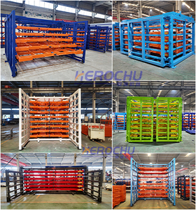 رف تخزين الأطباق قابل للطي ثنائي التشغيل يدوي ومحرك كهربائي لاسترجاع سهل، سعة 3 طن لكل طبقة - Product Image 3