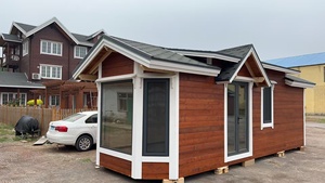 Villa Prefabricada de Madera Estilo Maldivas Modernas, Cabaña Modular de <span class=keywords><strong>Playa</strong></span> con Ventanas Grandes para Resort y <span class=keywords><strong>Alquiler</strong></span> Vacacional - Product Image 2