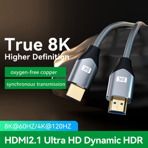 Câble HDMI 2.1 haute vitesse populaire pour usine, certifié 8K pour HDTV 4K 120Hz, compatible ARC pour PS4, <span class=keywords><strong>PS5</strong></span>, ordinateur portable, Macbook, moniteur - Product Image 4