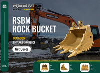 Bucket Batu RSBM untuk Excavator