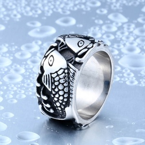 Anillo de Calavera Gótica de Acero Inoxidable 316L Impermeable para Hombre, Tono Plata Antigua, Estilo Atrevido Oscuro Rebelde, Joyería Punk para Motociclistas Yunnique - Product Image 4