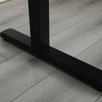 Bureau debout électrique du fabricant Ada avec moteur unique, table d'ordinateur portable à hauteur réglable pour le bureau et la maison