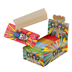110mm x 44mm Kingsize <b>Rolling</b> Papers with Filter Tips Wood Pulp Paper Clown Series Smoking Accessories - Product Image 1