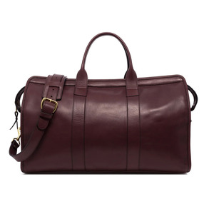 Sac de voyage unisexe en cuir classique léger avec logo personnalisé, poignée durable et doublure en polyester imperméable – Vente en gros - Product Image 1