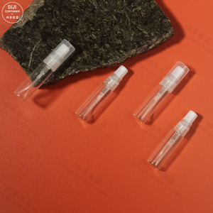 Thanh lịch xách tay rõ ràng Nước hoa thủy tinh phun với bơm phun 2ml 3ml 5ml 10ml Tùy chọn ống nghiệm với phun cap - Product Image 6