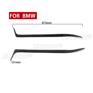 1 par de cubiertas decorativas de fibra de carbono para faros delanteros de coche, para BMW E36 1992-1998, pegatinas para coche, cubiertas decorativas para faros delanteros - Product Image 4