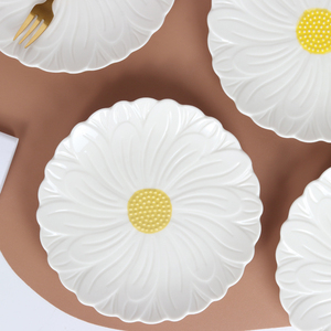 <strong>Ceramic</strong> 6.7 Inch pink <strong>Flower</strong> Shaped Dish <strong>Ceramic</strong> Floral Charger <strong>Plates</strong> for Wedding Decoration <strong>Ceramic</strong> Microwave Dish <strong>Plate</strong> - Product Image 4