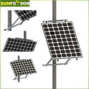 Side-của cực gắn kết đất nông nghiệp thép năng lượng mặt trời bảng điều khiển gắn khung <span class=keywords><strong>PV</strong></span> Rack cho điện cực năng lượng mặt trời gắn kết - Product Image 6