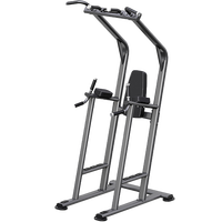 Tour de musculation professionnelle en métal pour usage commercial, machine VKR (Vertical Knee Raise) robuste, station de dips, entraînement de force en salle de sport, 80 kg