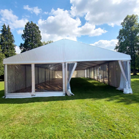Grandes tentes commerciales pour mariages et événements professionnels, fabricants de tentes d'extérieur en PVC, cadre en aluminium quatre saisons, double couche