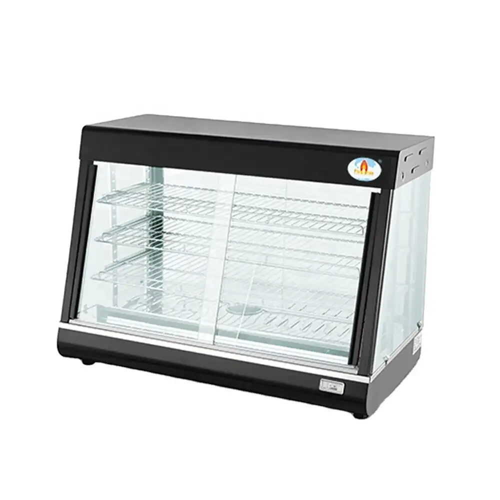 HW-900 عالية الجودة الفولاذ المقاوم للصدأ الخبز عرض معرض أدفأ جهاز تسخين الطعام الخبز دفئا