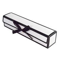 Boîte en papier pour nœuds papillon en gros, boîte en papier pour chocolats, boîte cadeau pour bonbons de mariage, emballage scellé avec ruban