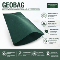 Sac géotextile géogabarité personnalisé grande capacité pour la réparation des talus côtiers, la rétention du sol et les travaux de lutte contre l'érosion