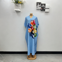 Nouvelle Collection 2025 – Robe Longue Africaine Chic Grande Taille pour Femme, Imprimé Diamant, Dentelle, Polyester Anti-Plis, Idéale Soirées et Cérémonies