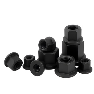 Écrou à bride hexagonale en acier inoxydable 304, filetage métrique M12, zingué, classe 8 - Product Image 3
