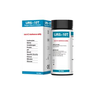 URS-10T Teststrips Voor Urineonderzoek, Resulteert In Jaren 60, Verpakking Van 100 - Product Image 2
