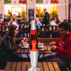 Promotional Items <strong>Red</strong> Yellow Blue Gold Custom Color Fashion Float Beside Mini Glitter Rocket Desk Light <strong>Lava</strong> <strong>Lamp</strong> - Product Image 6
