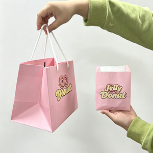 Bolsa de Papel para Panadería Personalizada, Bolsa de Papel Kraft para Empacar Donas, Galletas, Pasteles y Pan - Product Image 6