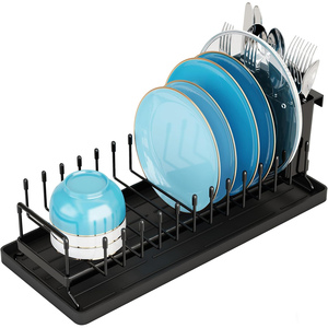 Organisateur de cuisine moderne en plastique PP, non pliable, pour évier, avec support unique pour tampons à récurer - Product Image 1