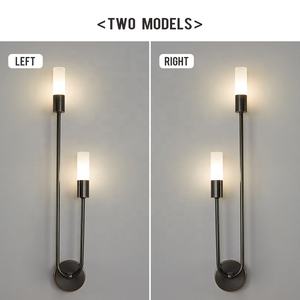 Lámpara de Pared de Estilo Nórdico con Dos Cabezales Dorados, G9 LAMP*2, Luces LED de Pared para el Hogar - Product Image 5