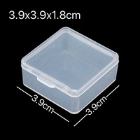 Petite boîte en plastique écologique : l'emballage polyvalent idéal pour les bouchons d'oreilles, les pilules et plus encore