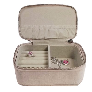 Bolsa de Tela con Logotipo Personalizado, Estuche de Maquillaje de Lujo, Bolsa de Cosméticos de Viaje con Cierre, Caja de Empaque - Product Image 1
