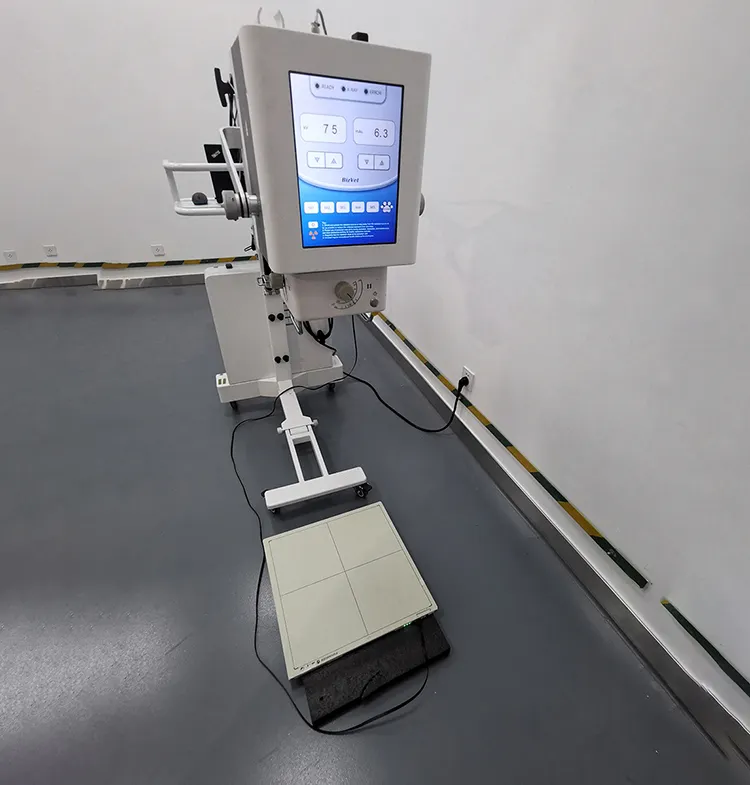 Radiographie Portable médicale Xray 5kw 100ma écran tactile DR Machine à rayons X numériques