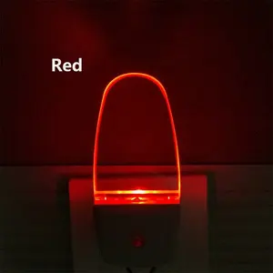 red sensor decorative plug in night light 3d night lights LED