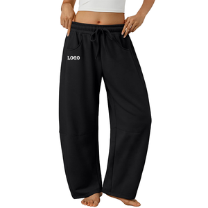 Fabricants de pantalons de survêtement : Pantalons empilés pour femmes, pantalons de survêtement amples, pantalons de survêtement coupe baril, pantalons de loisirs, pantalons de jogging - Product Image 1