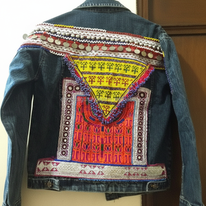 Vestes ethniques indiennes de styliste Boho bohémien veste en jean Banjara pour femmes, vente en gros Guru Kirpa Export House - Product Image 1