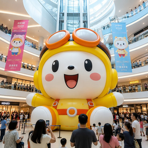 Modelo de Mascota Inflable Gigante Personalizado de PVC para Eventos de Inauguración de Negocios, Mascota Publicitaria Inflable - Product Image 5