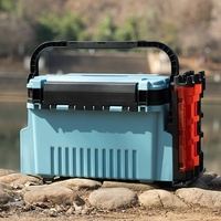 Fabricant vente en gros extérieur multifonctionnel PP boîte de pêche canne à pêche en mer stockage leurre canne appât boîte de leurre