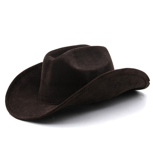 <span class=keywords><strong>Chapeau</strong></span> Lihua à bord roulé, formel, tibétain, de <span class=keywords><strong>cérémonie</strong></span>, style western, cowboy, soleil, pour homme et <span class=keywords><strong>femme</strong></span>, en daim et velours, équestre, casquette de jazz, toutes saisons - Product Image 3
