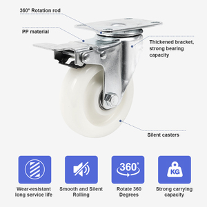 Qualidades Produto Rodízio e Roda de <span class=keywords><strong>100mm</strong></span> Máquina Rodízio <span class=keywords><strong>Industrial</strong></span> Durable Plate Trolley Rodas <span class=keywords><strong>Caster</strong></span> - Product Image 2
