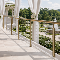 Système de balustrade de balcon en câble d'acier inoxydable à fixation latérale pour escalier intérieur de bâtiment – Usine chinoise