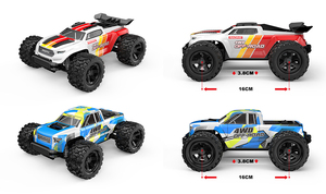 Camion tout-terrain RC Monster MJX Hyper Go 18208 à grande vitesse, échelle 1:18, 4 canaux, métal, télécommande 2.4G, jouet pour enfant - Product Image 2