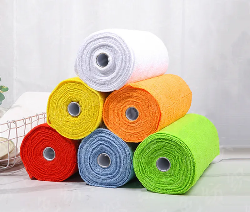 Microfiber Cleaning Towel Roll 25/30/50/75 Pack Tear Away Towels 30 x 30cm Reusable Washable Cleaning Cloth Roll