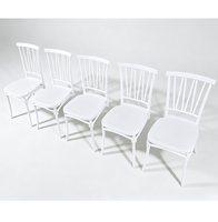 Chaise empilable en plastique blanc, chaise pour hôtel, banquet, mariage, événementiel, vente en gros et location pour fêtes