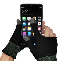 Guantes de Dos Dedos para Gaming, Cubiertas para Dedos, Guantes para Juegos Antideslizantes, Fundas para Pulgar para Pantalla Táctil